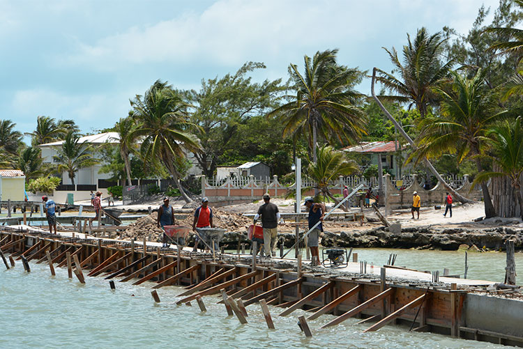 new seawall at Xanadu