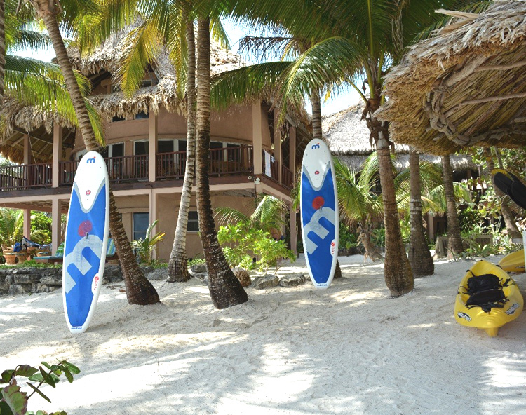 Paddle Boarding at Xanadu Island Resort