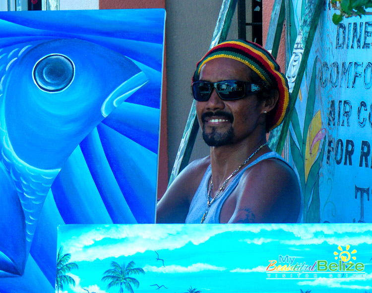 artist in san pedro belize