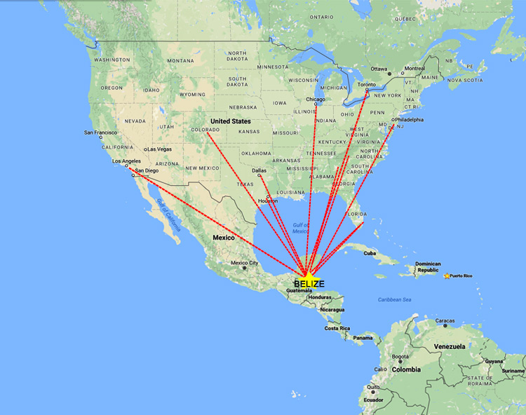 Even More Direct Flights to Belize!